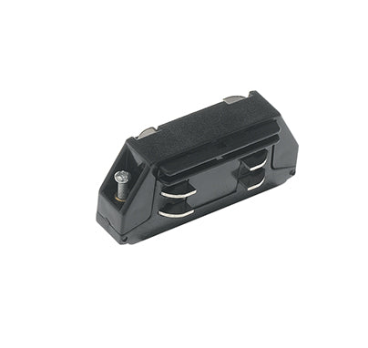 Connettore lineare mini a scomparsa per binario trifase collezione TRACK LED-TRACK-I-MINI finitura bianca-nera Connettore lineare mini a scomparsa per binario trifase collezione TRACK LED-TRACK-I-MINI finitura bianca-nera